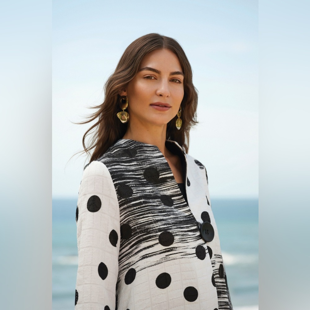 Joseph Ribkoff Black and White Jacket